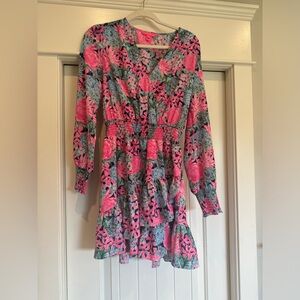 Lilly Pulitzer V-Neck Mini Dress
